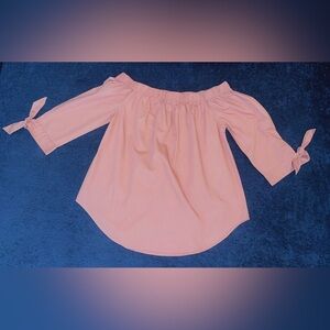 Ambiance Off-Shoulder Blush Top